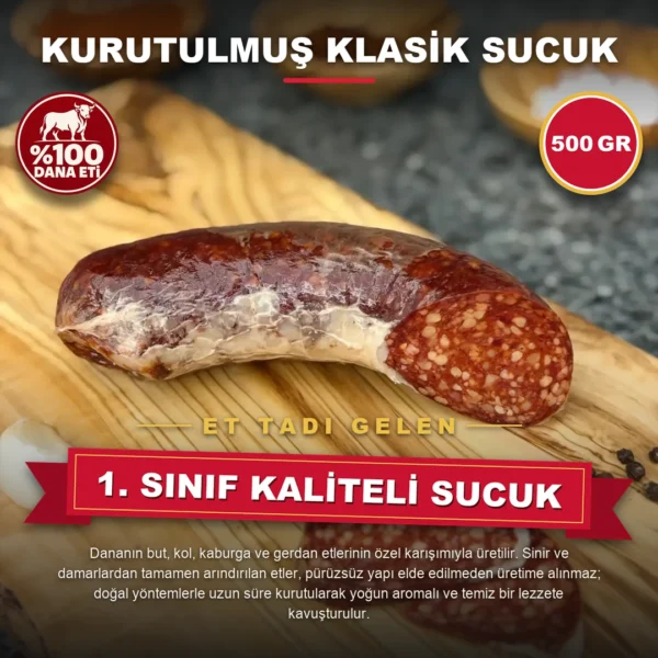 Kurutulmuş Klasik Sucuk